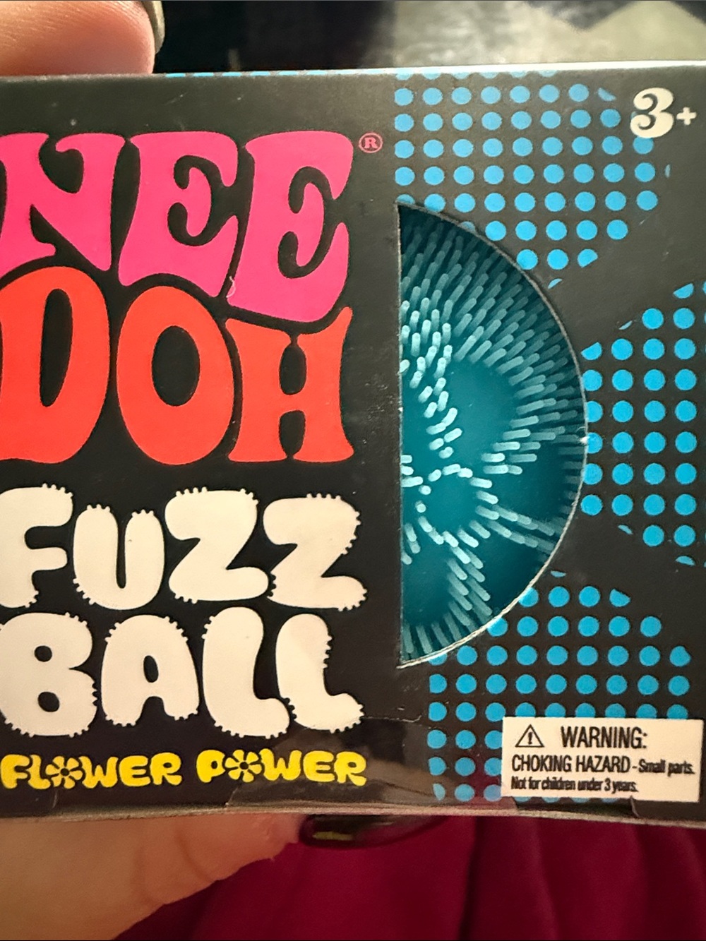 Nee Doh Fuzz Ball flower power - blue